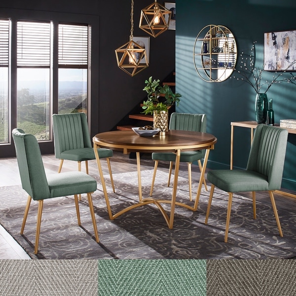 Green and gold dining set on sale