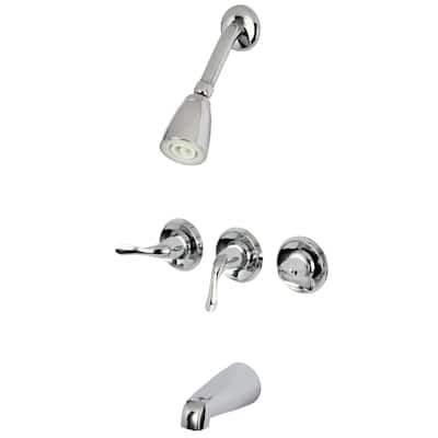 Yosemite Three-Handle Tub Shower Faucet