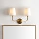 preview thumbnail 1 of 5, SAFAVIEH Lighting Ezra 2-light Wall Sconce - 17.5"x7"x13.5"