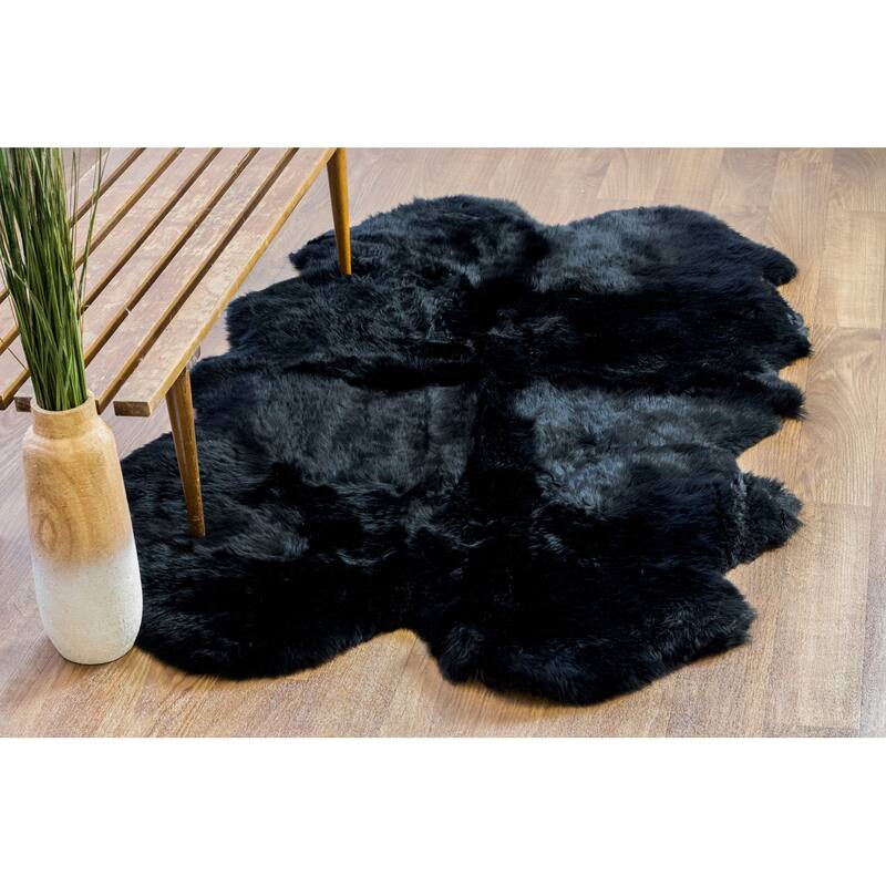 Silver Orchid Nansen Genuine Soft Australian Sheepskin Rug