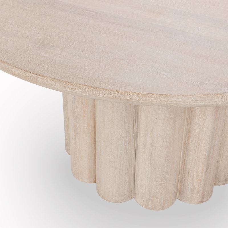 Beau 60" Mango Wood Round Dining Table by Kosas Home