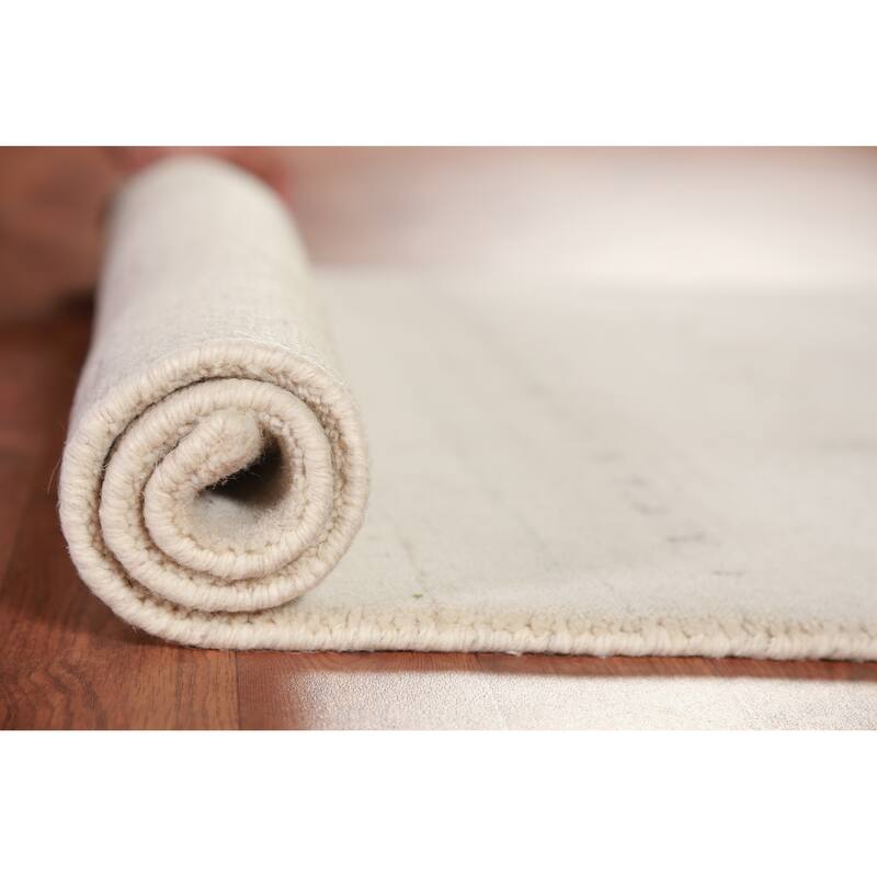 Hand Knotted Oriental 100% Wool Carpet Tribal Tribal Beige & Ivories Gabbeh Area Rug - 5' 3'' X 3' 0''