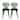 Warehouse of Tiffany Nova Fanned Back Acrylic Chairs with Leatherette Padded Seats - Set of 2