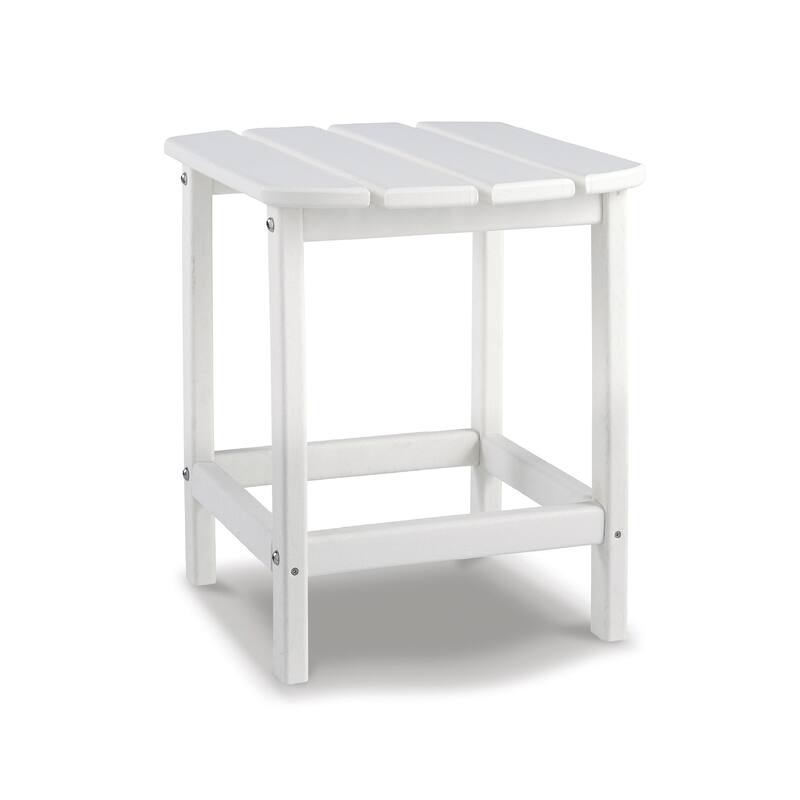 Signature Design by Ashley Sundown Treasure Outdoor Poly All Weather Rectangular End Table