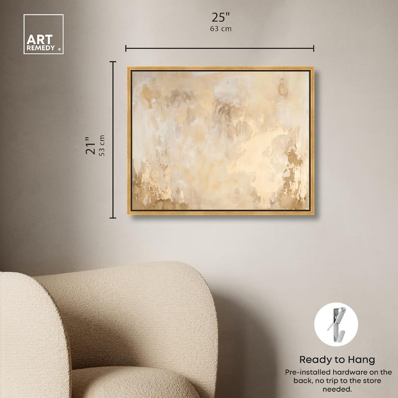 Sun Brust Gilding III Canvas by Art Remedy