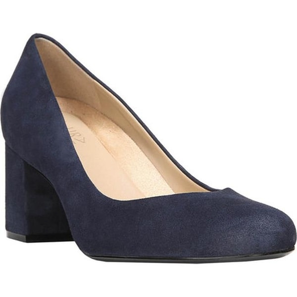 Whitney Pump Inky Navy Suede 