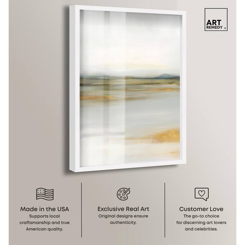 Misty Expanse I Shadowbox by Art Remedy