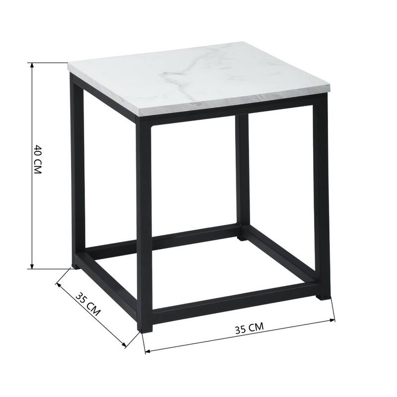 Nightstand with Metal Frame