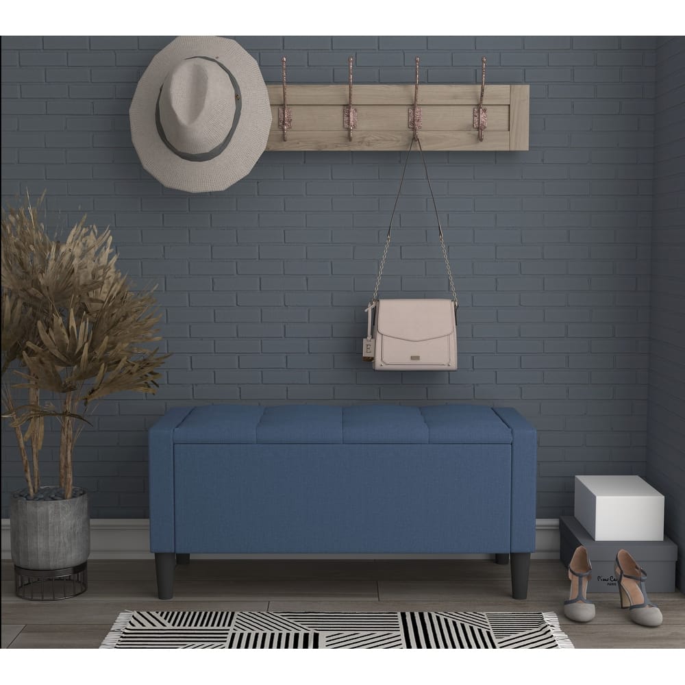 Braylen Upholstered Flip Top Storage Bench