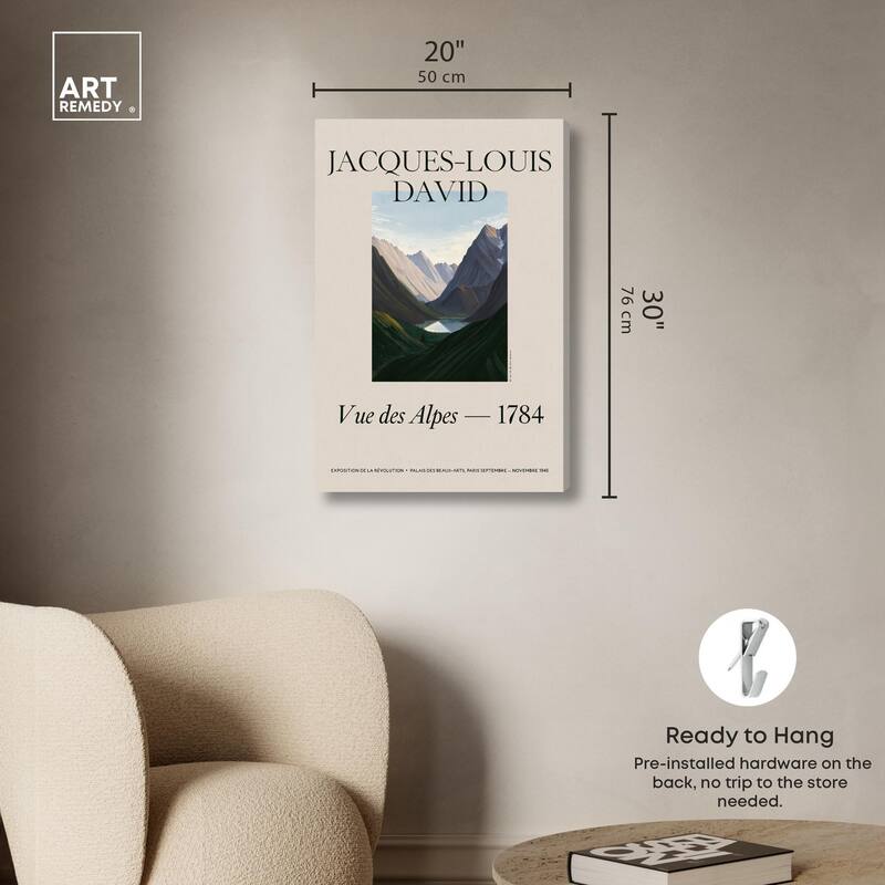 Mountains of 1784 Canvas by Art Remedy, Gallery Wrapped