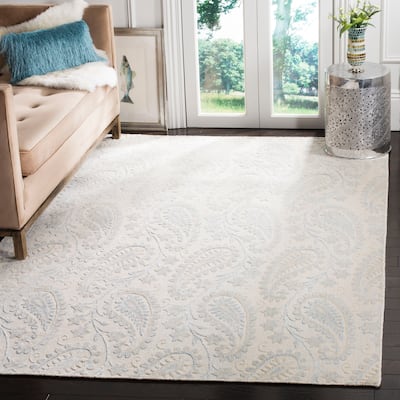 SAFAVIEH Handmade Mirage Susie Paisley Modern Abstract Viscose Rug