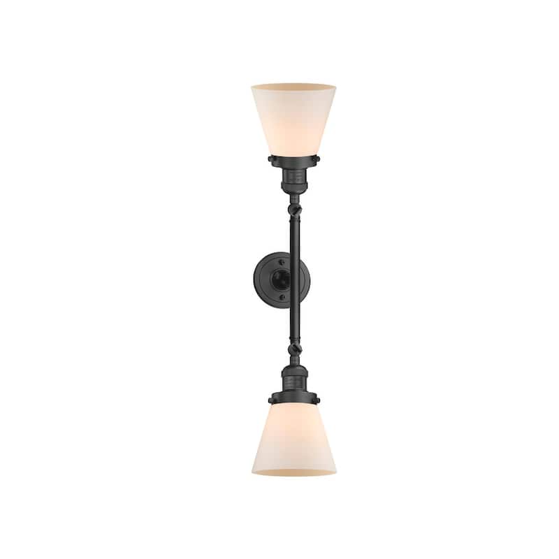 Innovations Lighting Small Cone 2 Light 23" Wide Bathroom Vanity Light