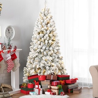 Realistic Christmas Tree with Quick Setup, Dense Tips, and Reinforced ...