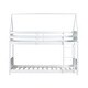 preview thumbnail 53 of 58, Rubber Wood Bunk Bed with Safety GuardrailsTwin Over Twin