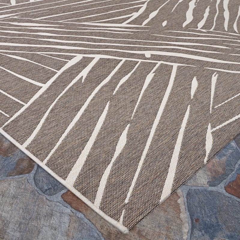 Dream Decor Rugs Gelato Bordeaux Indoor Outdoor Area Rug