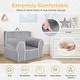 preview thumbnail 7 of 42, Costway Kids Sofa Toddler Foam Filled Armchair w/ Velvet Fabric Baby - See Details