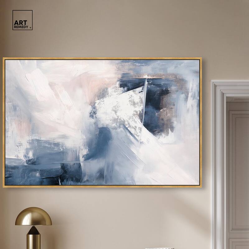 Blue Rapture II Canvas by Art Remedy