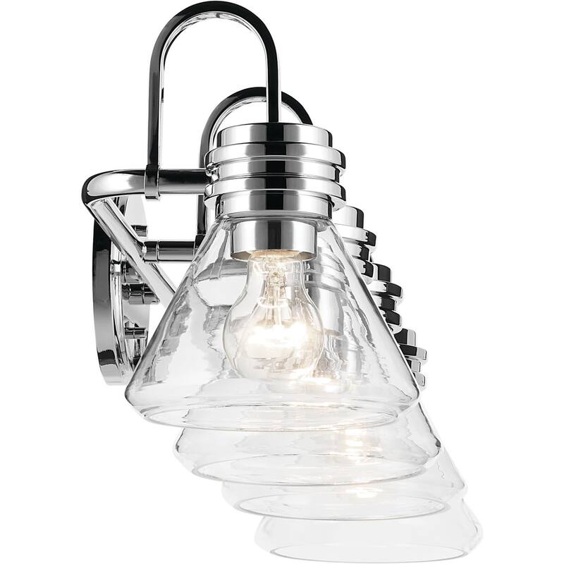 Kichler 55156CLR Farum 4 Light 34" Wide Vanity Light with Clear Glass