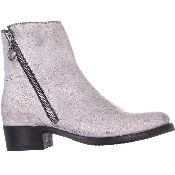 frye demi zip bootie white