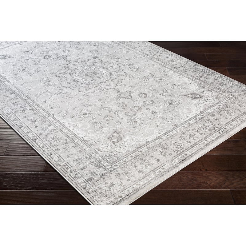Livabliss Monte Carlo Updated Traditional Medallion Area Rug