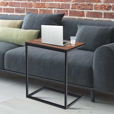 C Shaped End Table Laptop Holder End Stand Desk for Home and Office