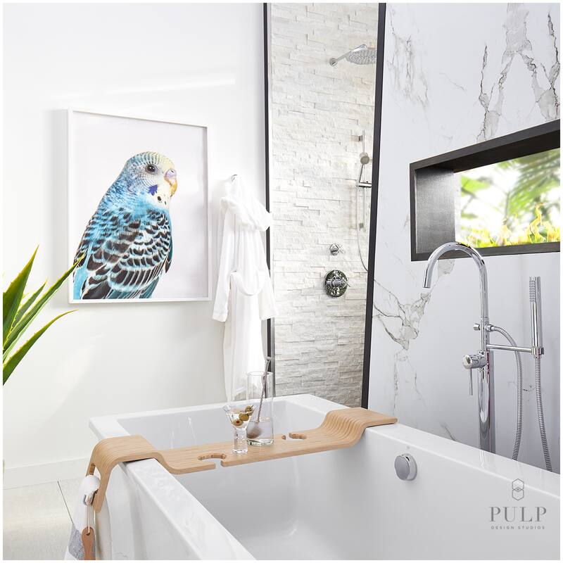 DXV Cossu 66" Free Standing Acrylic Soaking Tub with Center Drain and