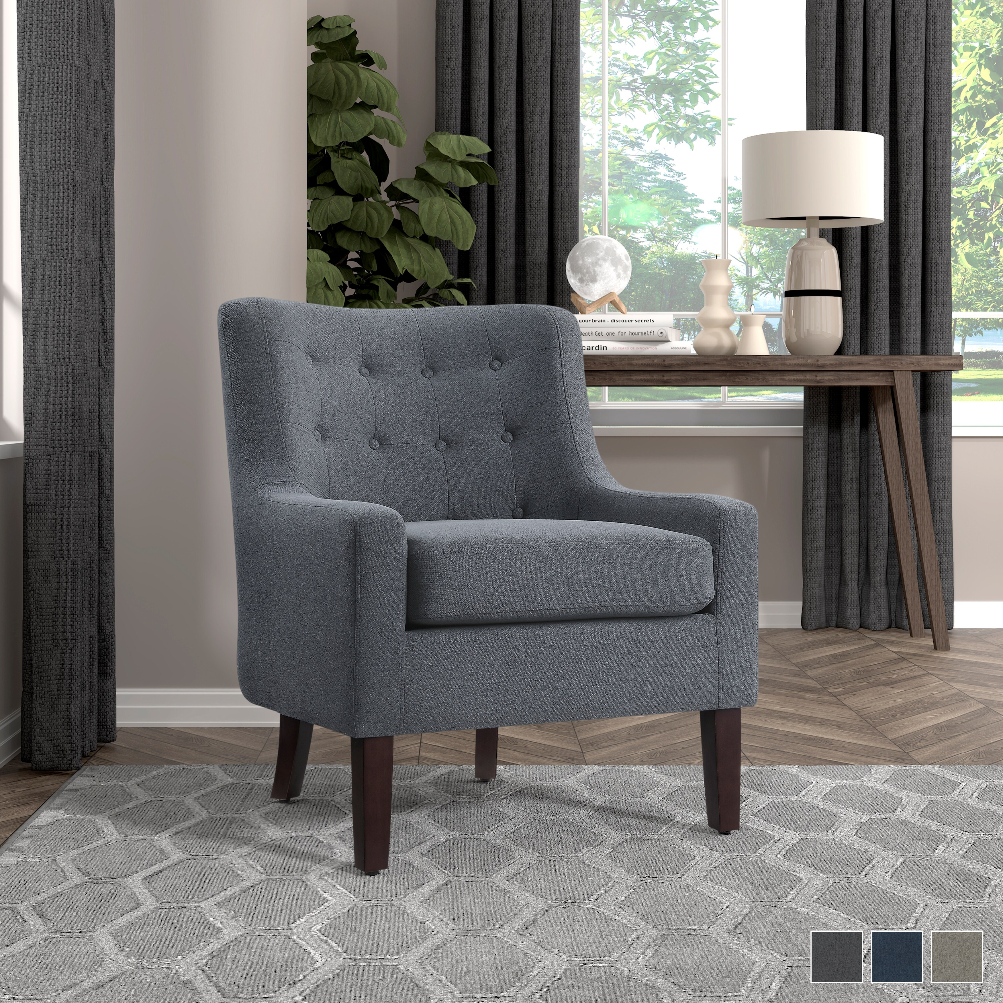 Riley chair and sale ottoman