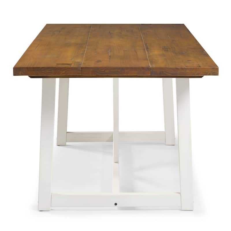Middlebrook Solid Wood 72-inch Farmhouse Trestle Dining Table