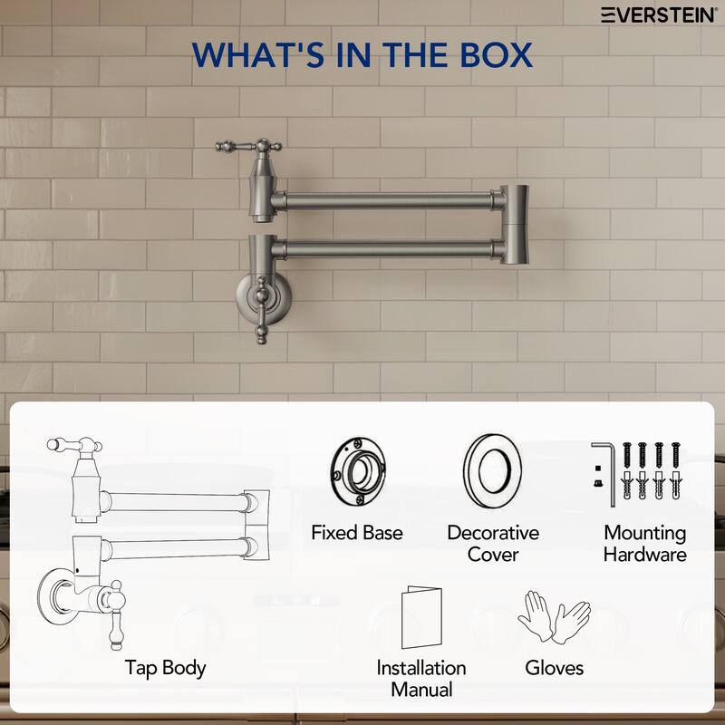 Wall Mounted Cold-Water Pot Filler