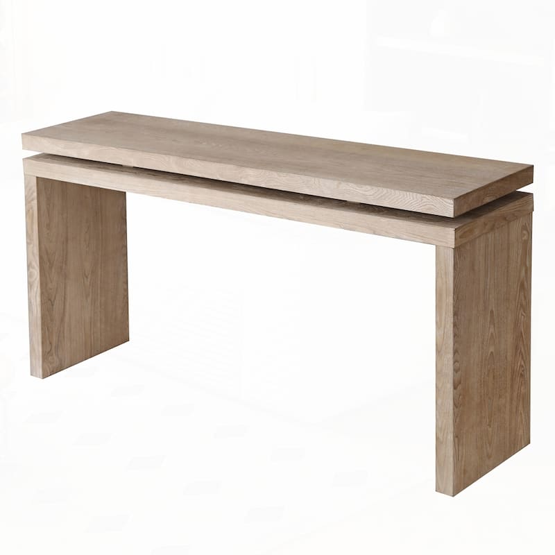 Retro Wooden Entryway Farmhouse Console Table