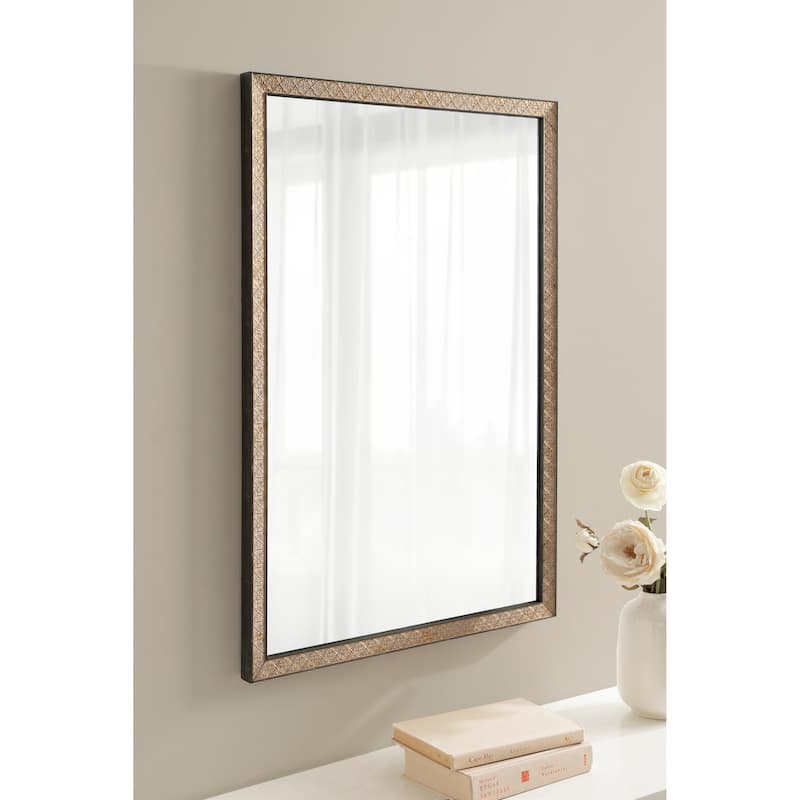 Kate and Laurel Soniva Rectangle Wall Mirror