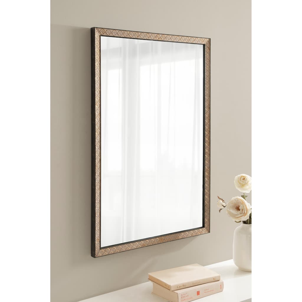 Kate and Laurel Soniva Rectangle Wall Mirror