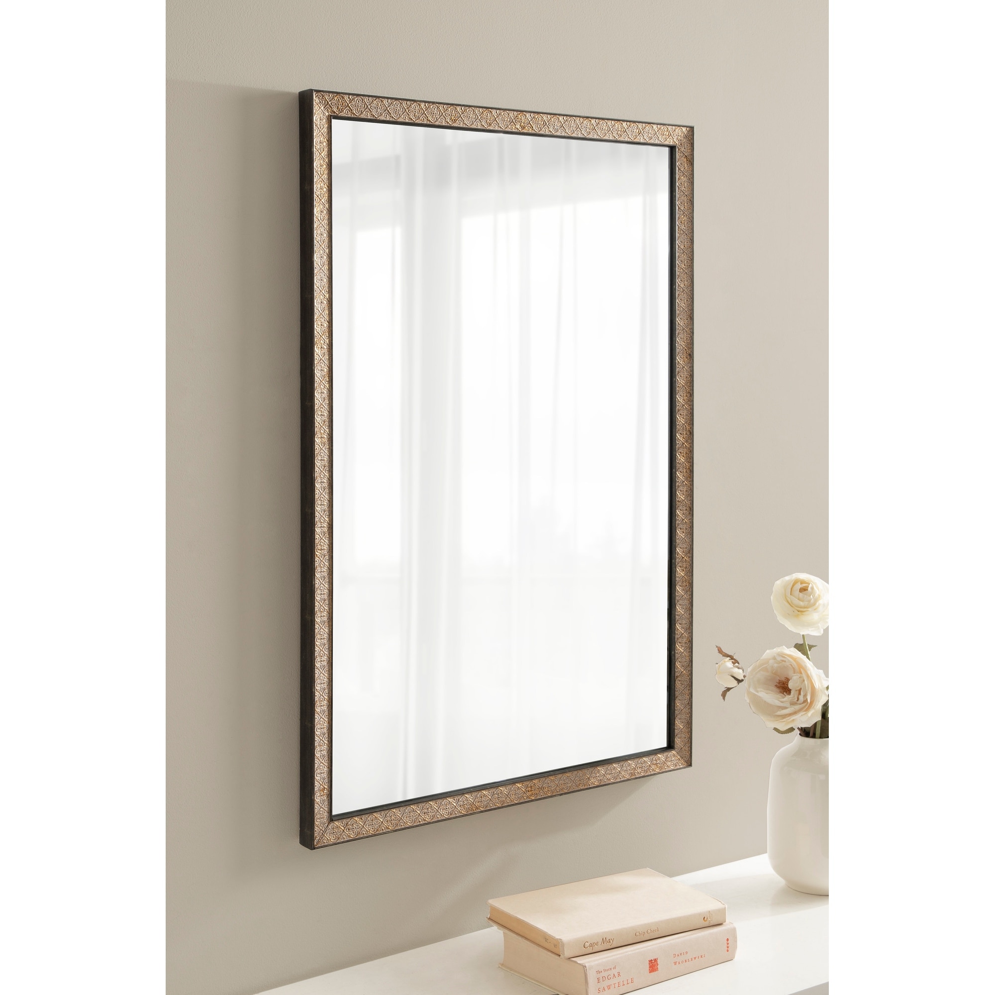 Kate and Laurel Soniva Rectangle Wall Mirror