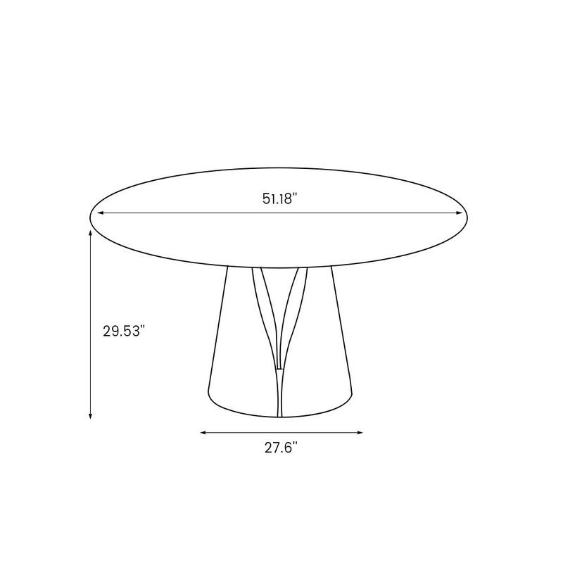 Modern Dining Room Sets, Kitchen Furniture Round White Dining Table with Chairs, Round Dining Table Set for 4-6