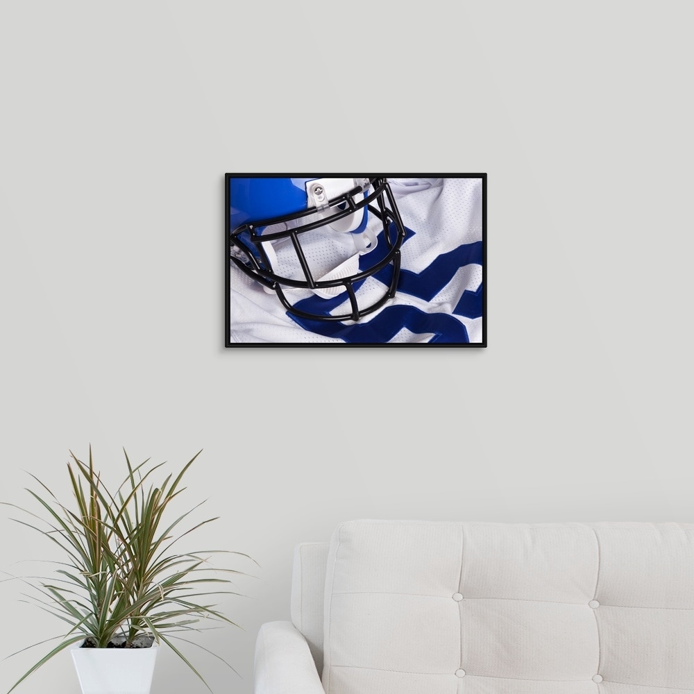 Shop American Football Helmet And Shirt Still Life Black Float