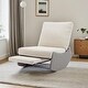 preview thumbnail 11 of 16, Modern Rocking Chair Recliner, Comfy Rocker Nursery Chair with Footrest, Accent Reading Chair, Upholstered Lounge Chair