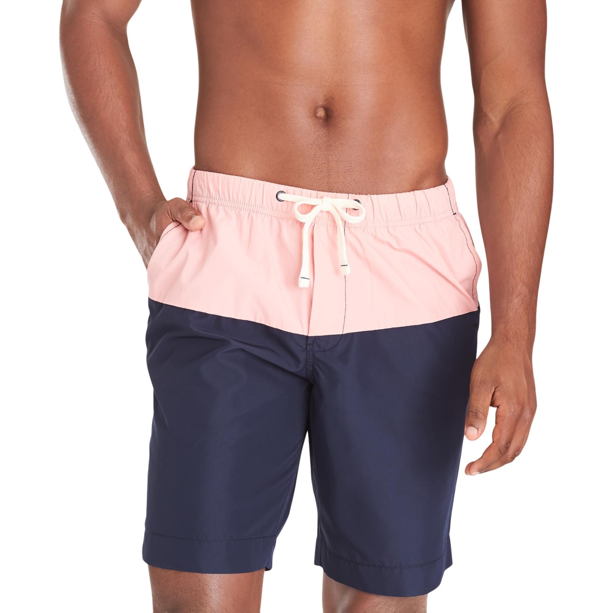 tommy hilfiger pink swim shorts