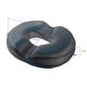 preview thumbnail 3 of 6, Orthopedic Donut Seat Gel Cushion w/ Infused Memory Foam & Cooling Gel - Grey