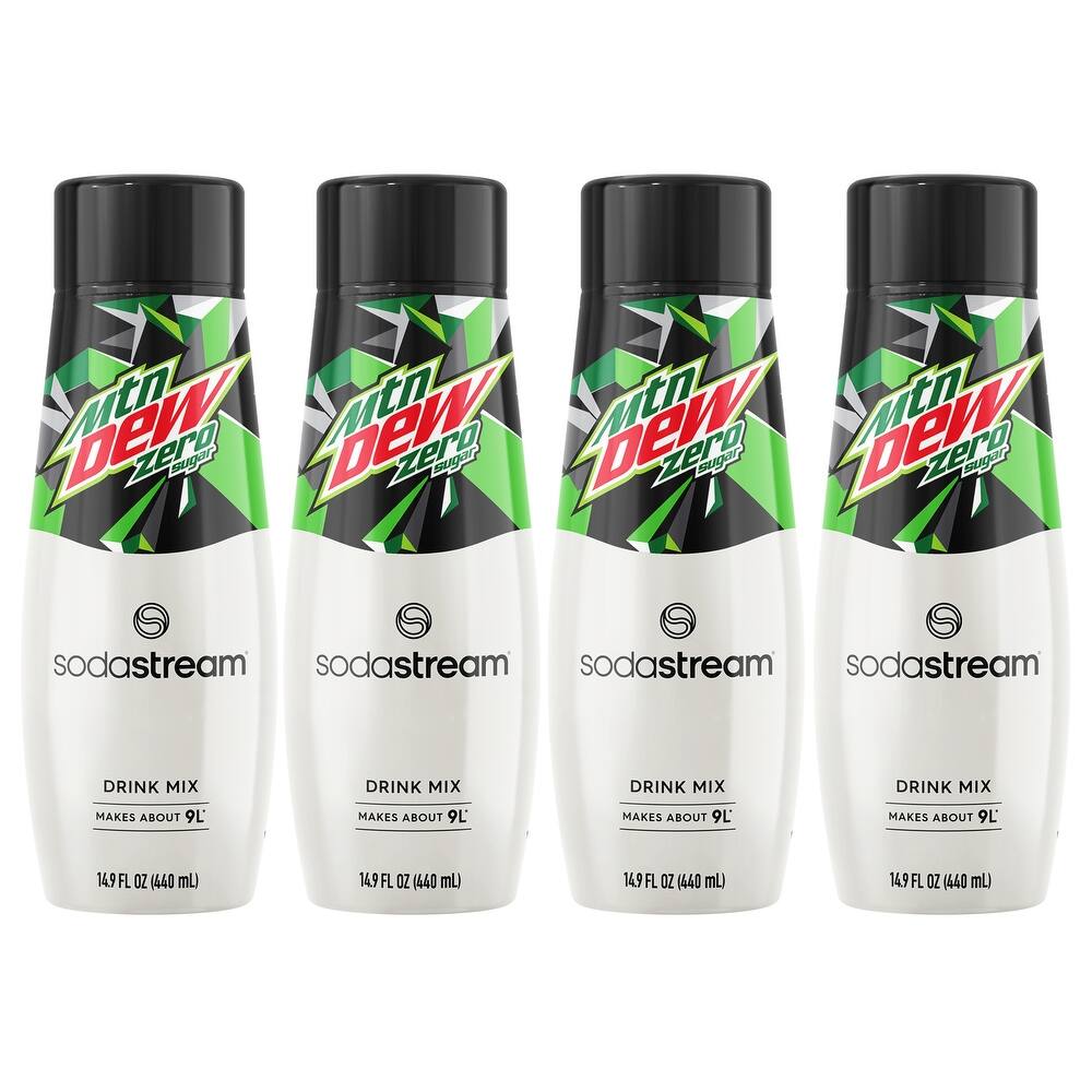 SodaStream® Mountain Dew® Zero Sugar Drink Mix 4-Pack