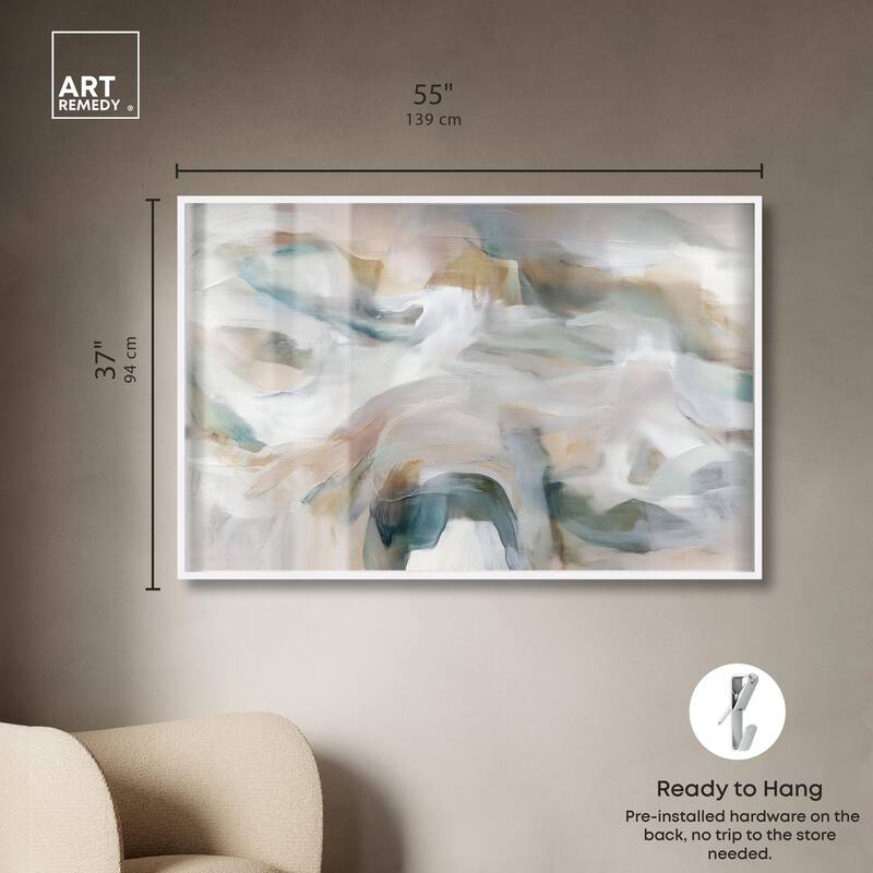 Whispering Colors IV Shadowbox by Art Remedy