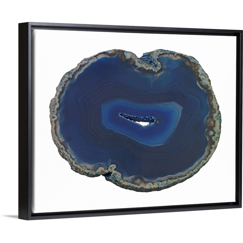 Blue agate geode