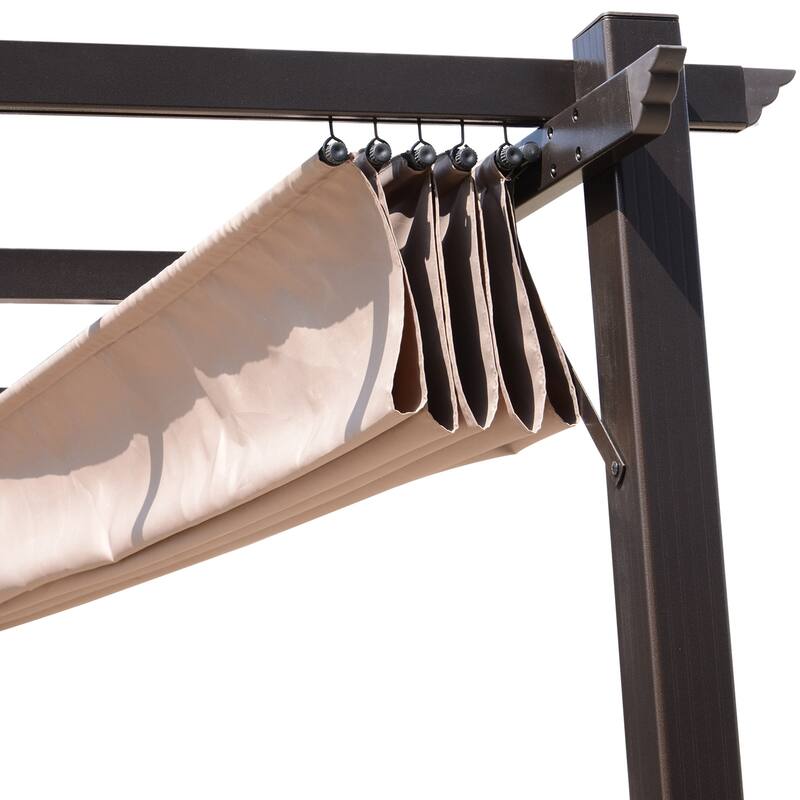 Outsunny Outdoor Pergola Aluminum Gazebo