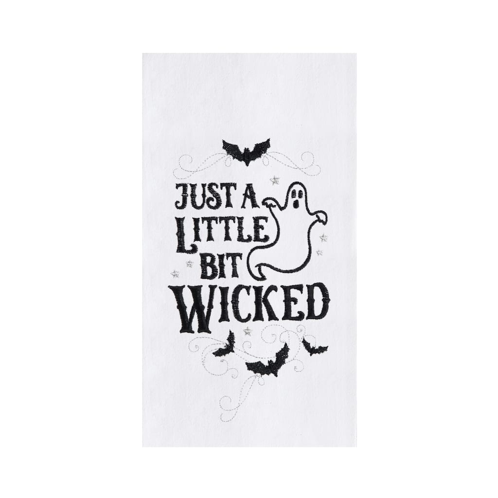 Little Bit Wicked Ghost Towel