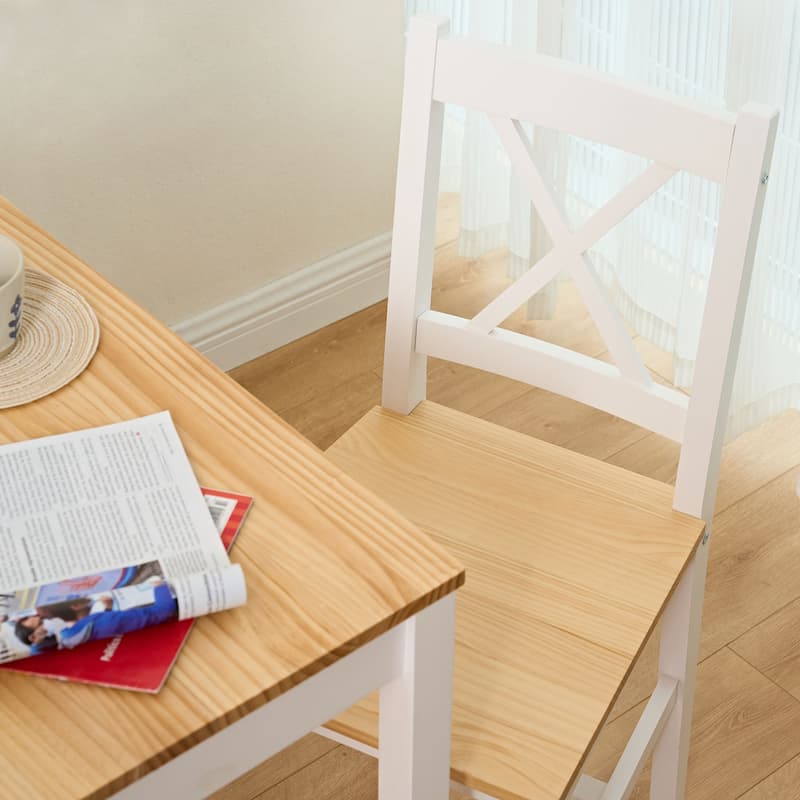 Dining Table Set of 4, Kitchen Table with 2 Chairs 1 bench
