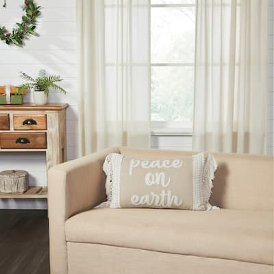 Grace Peace on Earth Pillow 14x22