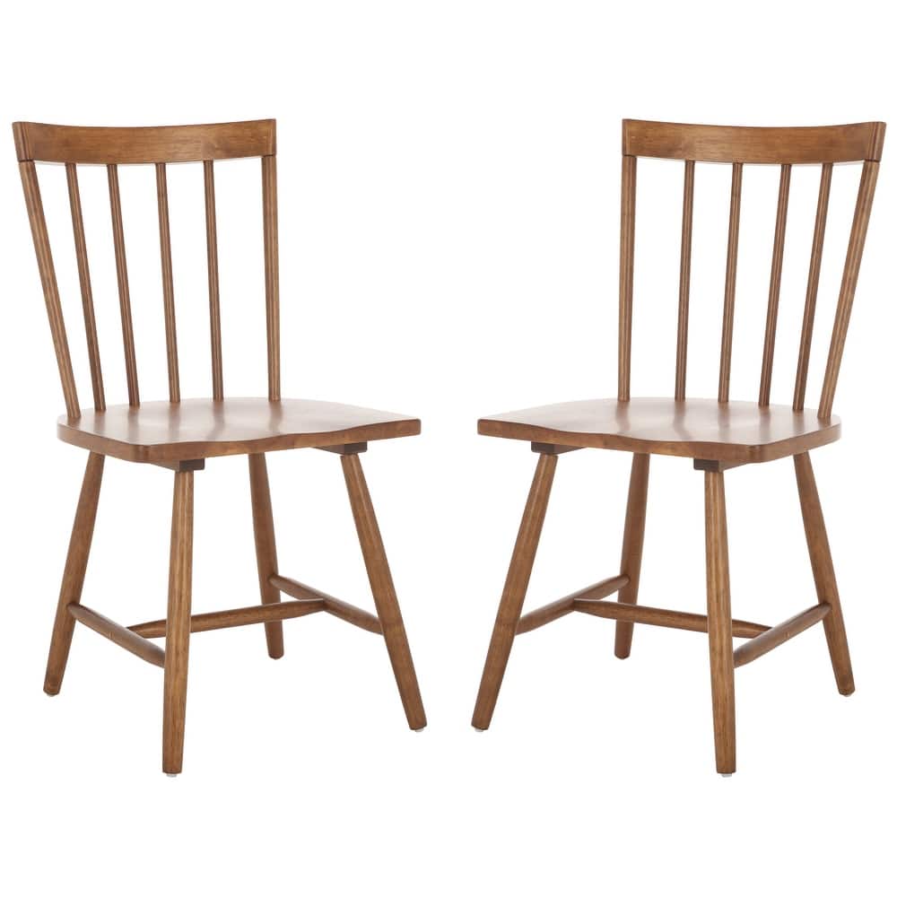 SAFAVIEH HOME Sani 35-inch Spindle Chair (Set of 2) - 17"W x 20"D x 35"H