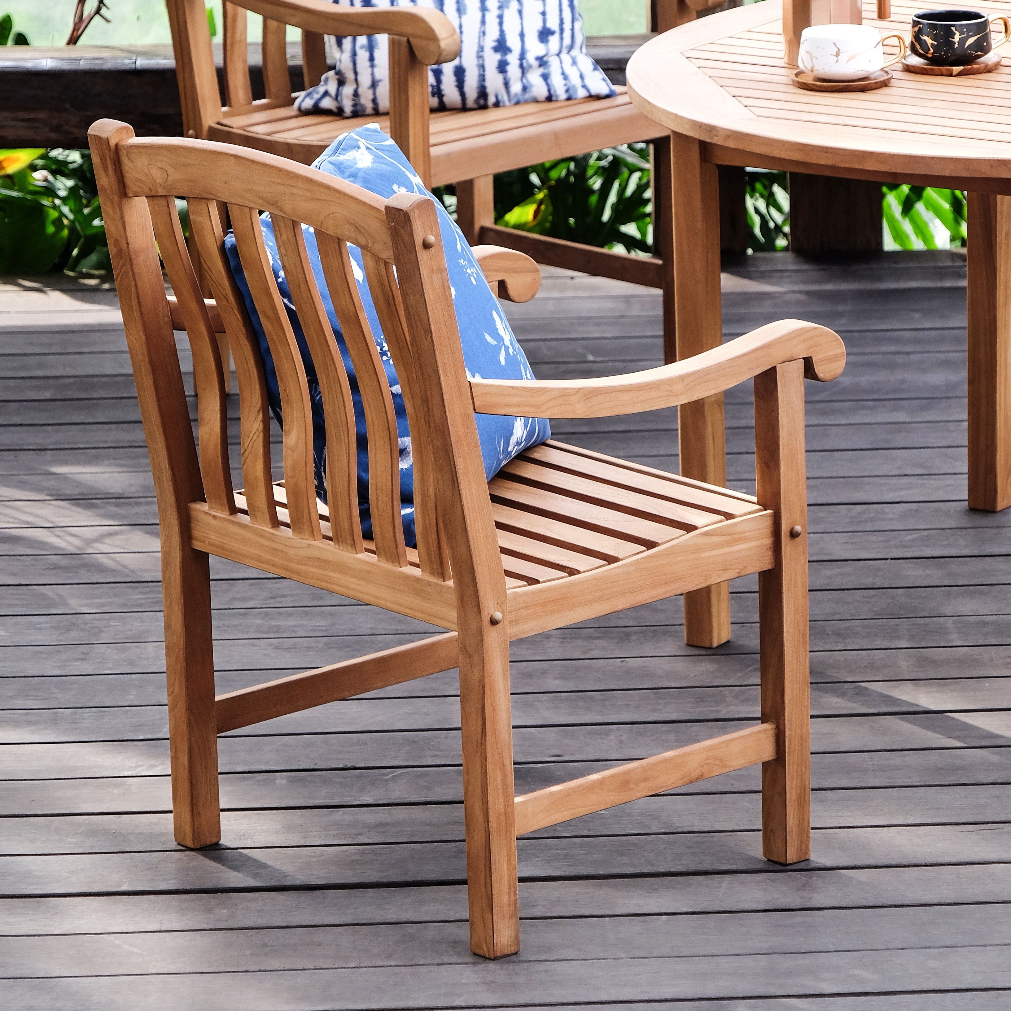 Cambridge Casual Sherwood Teak Outdoor Dining Chair On Sale