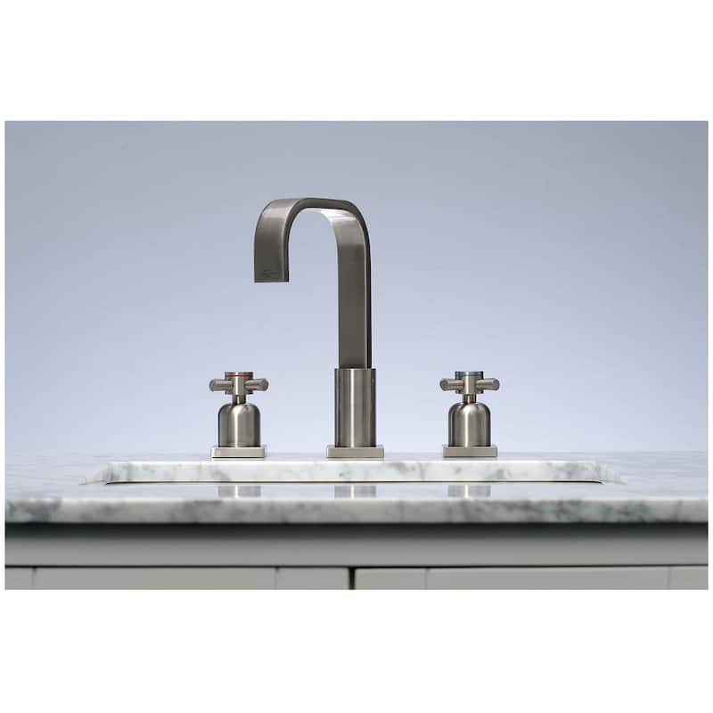 Kingston Brass Concord 1.2 GPM Widespread Bathroom Faucet with Pop-Up