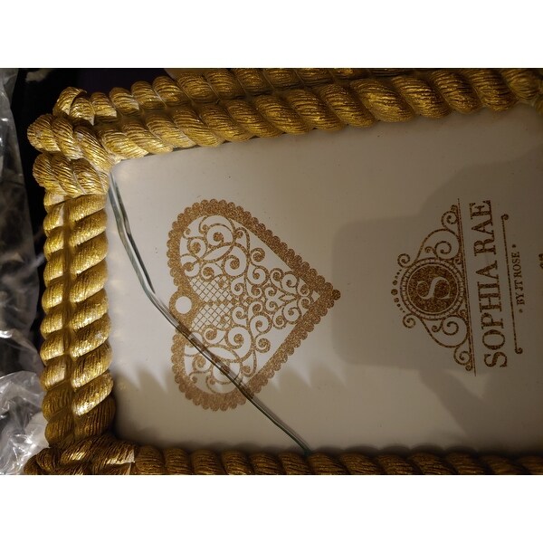 Top Product Reviews For Sophia Rae Gold Decorative Rope Picture