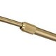 preview thumbnail 9 of 10, Q-Max Adjustable Floor Lamp with Metal Dome Shade and Black Marble Base in Brass Gold